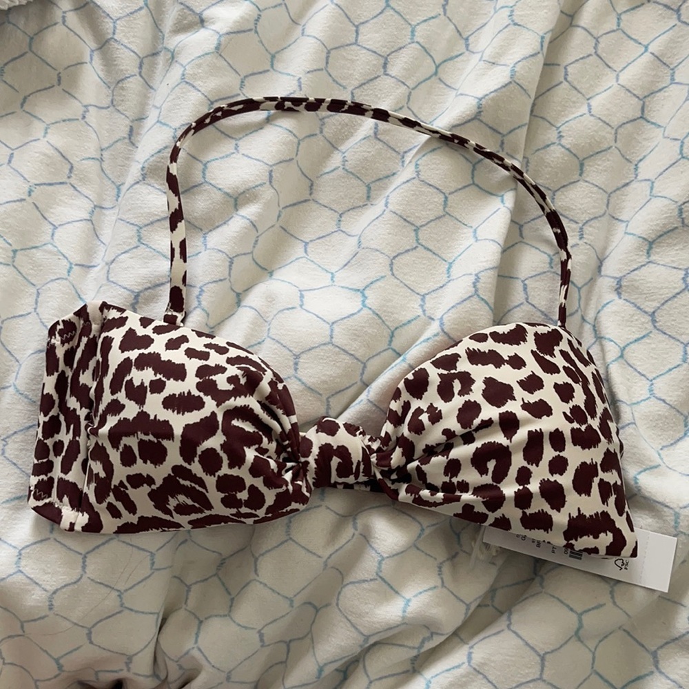 J. Crew strapless bikini top